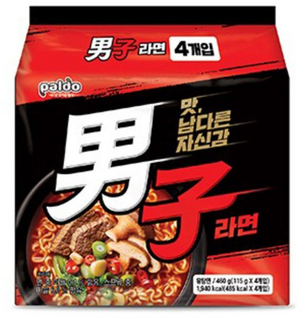 팔도 남자라면 4입, 3개