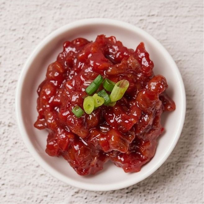 [엠마홈] 밥도둑 반찬 비빔오징어 국내가공, 1개, 500g