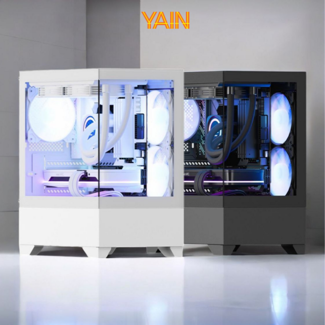 야인컴퓨터 게이밍 컴퓨터 AMD 라이젠 5500GT RX550 조립컴퓨터 롤 발로란트 로블럭스 컴퓨터, OY1211, Free DOS, 256GB, 8GB, 화이트