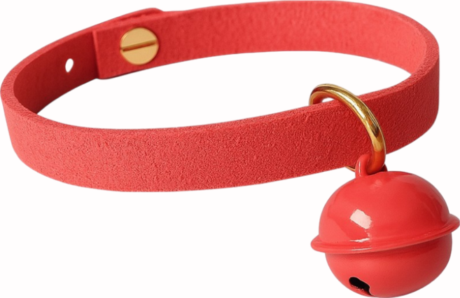 어베일텐비 아기고양이목걸이, 수박레드, 1개