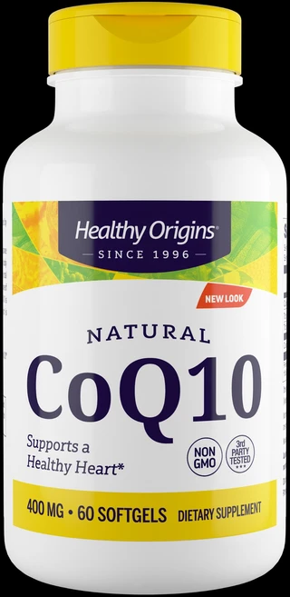 헬시오리진스 내추럴 CoQ10 400mg 소프트젤, 60정, 1개 - 쿠팡