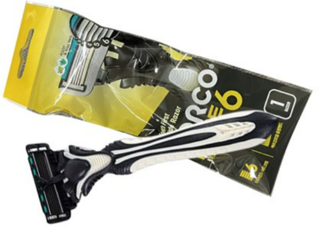 도루코 페이스 식스 6날 면도기(SX-A100)_개별포장 (10EA), 2세트, 6중날