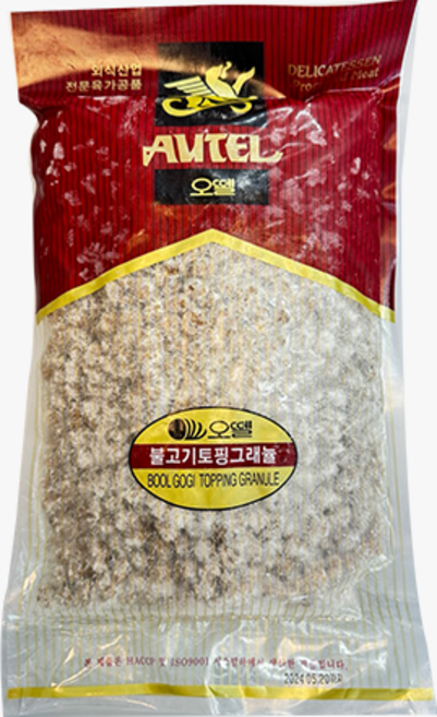 [피자다] 오뗄 불고기토핑그래뉼 1kg, 1개