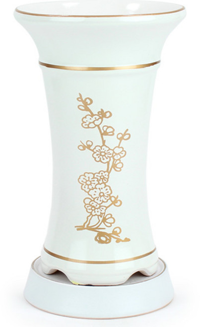 세인화분 매화 난 화분 받침 세트 1P - 도자기 난화분 란 난분 동양란 동양난 난초 식물 화분갈이 분갈이 분 예쁜 화분세트 인테리어 세라믹 그림, 1개, 매화난화분(화이트)