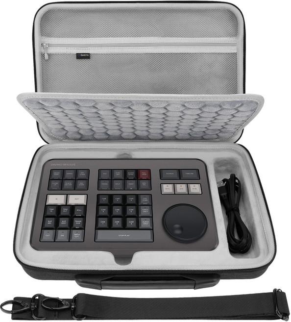 Geekria 하드쉘 여행용 휴대용 케이스 호환되는 Blackmagic Design 다빈치 Resolve Studio 다빈치 Resolve 17 Studio(다크 그레이), 1개