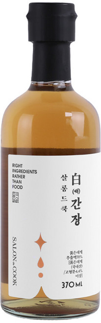 살롱드쿡 국내산 홍게 백간장 만능간장, 1개, 390ml