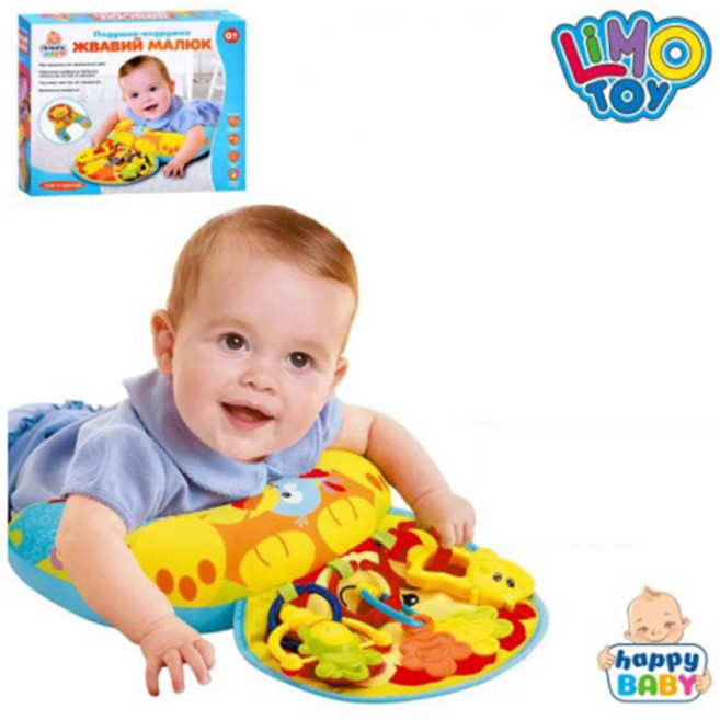 터미타임 아기 엎드리기 보조쿠션 장난감 세트 / 목가누기 훈련 신생아선물 출산선물 놀이매트 아기체육관 촉감놀이 소근육발달 뒤집기쿠션, 1개