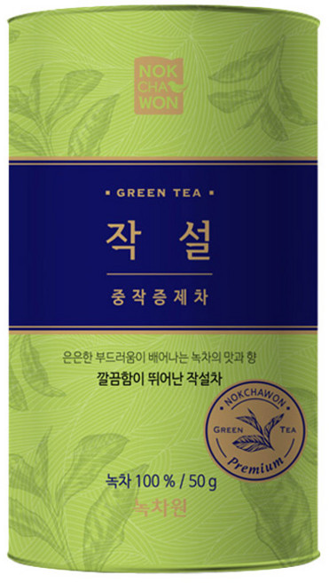 녹차원 작설 중작 증제차, 50g, 1개입, 1개
