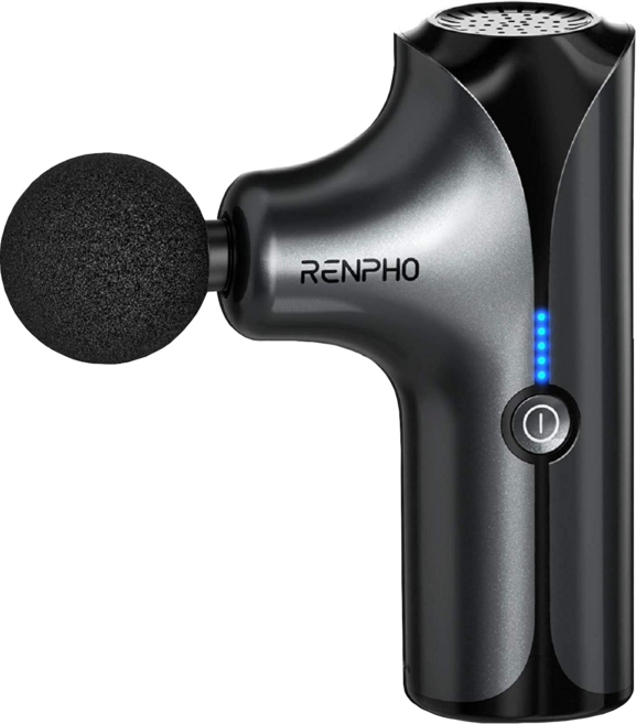 RENPHO 原廠公司貨 隨身按摩槍 健身器材, RP-GM173 迷你筋膜槍, 黑