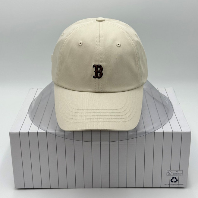 MLB 모자 야구 나노로고 언스트럭쳐 볼캡 보스턴 레드삭스 아이보리 샌드 3ACPB045N-43SAM