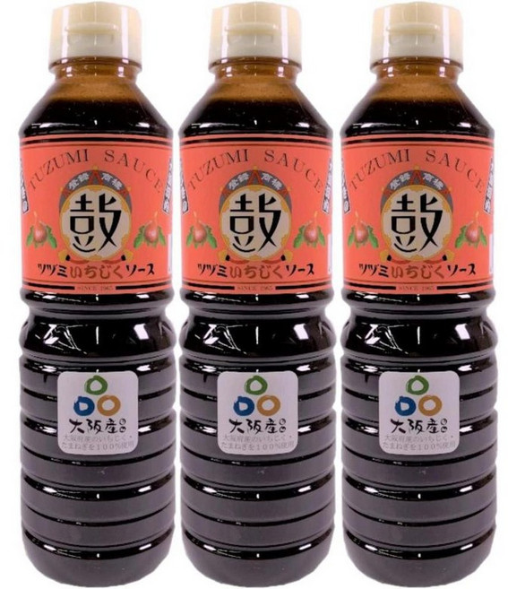 소스 츠즈미 무화과 500mlx3병 세트, 3개, 500ml