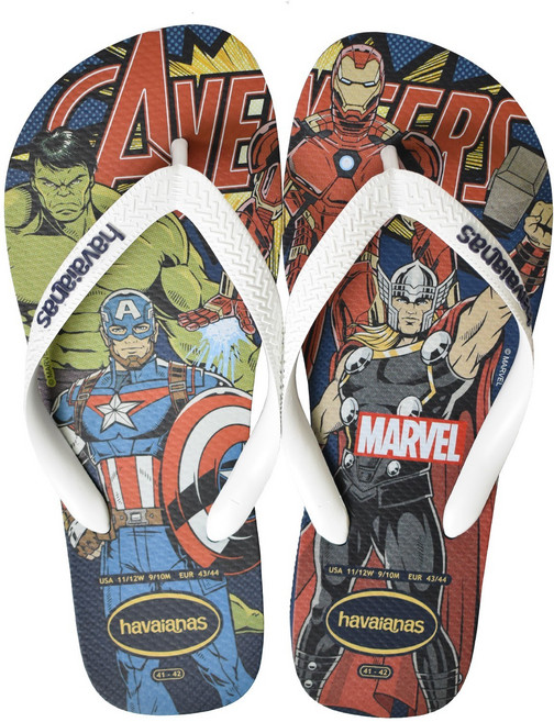 havaianas TOP MARVEL 英雄集結 復仇者聯盟聯名款 拖鞋 巴西製造