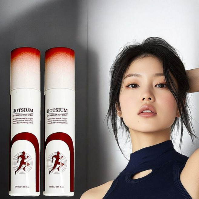 1+1 핫슘 스포츠 스프레이 파스 뿌리는 마그네슘 과일향 120ml 2개