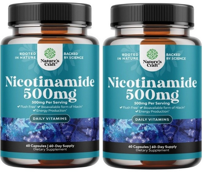 네이처스크래프트 니코틴아마이드 500mg 캡슐, 1세트, 120정