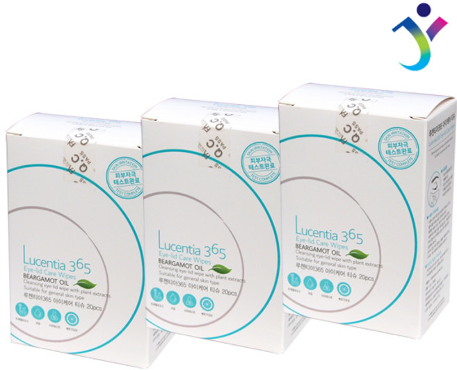 루첸티아365 아이 클린 케어 티슈 3g, 3개, 20매입