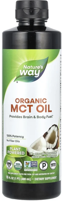 절실히 몸관리가필요한시기 Nature's Way 유기농 MCT 오일 480ml(16fl oz) 프리미엄할인상품입니다, NaturesWay유기농MCT오일480ml16floz - 쿠팡