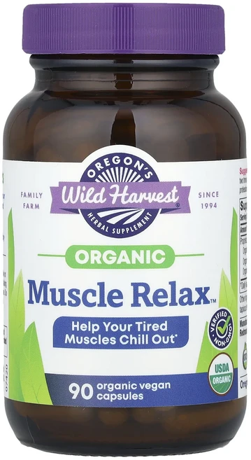 건강에 좋은영양제 Oregon's Wild Harvest 유기농 Muscle Relax™ 베지 캡슐 90정 지금구입하세요 곧품절되요, 1개 - 쿠팡
