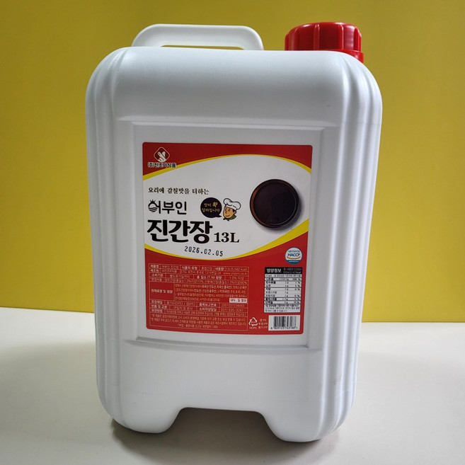 진조미 어부인 진간장 13L, 1개