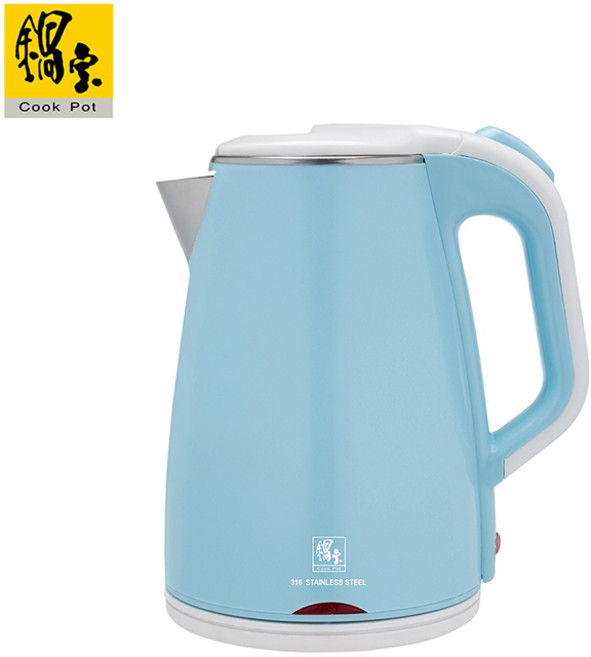 鍋寶 Cook Pot 雙層防燙保溫快煮壺, 粉色*2