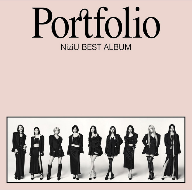 NiziU 니쥬 베스트 앨범 CD+포카4종+디지팩+북렛+스티커 Portfolio 초회한정판