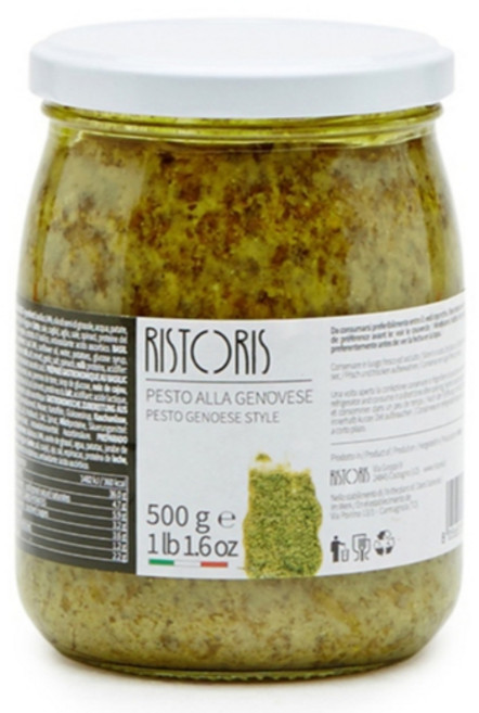 Ristoris 羅勒青醬 義大利麵醬 500g, 1個