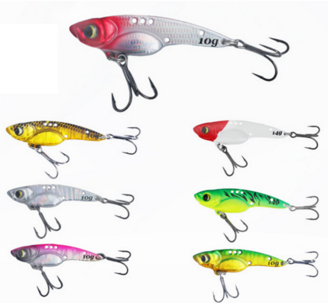 하마피싱 메탈 바이브레이션 7종 세트, 1개, 7g, 혼합색상