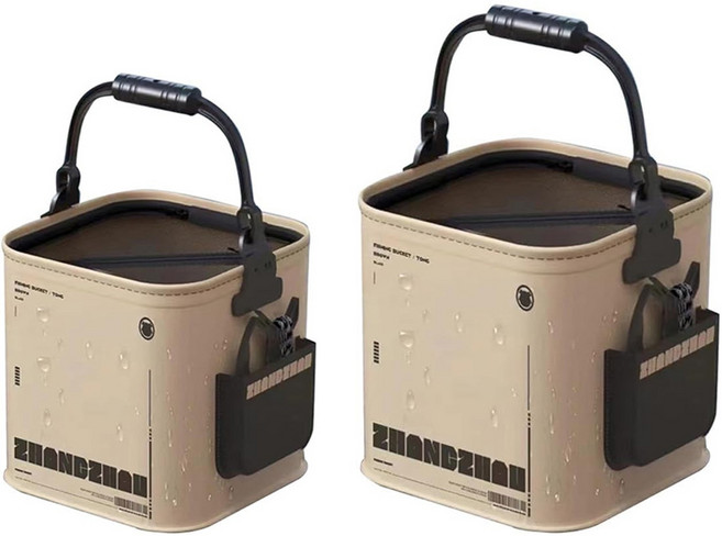 니토 EVA 두레박 바다낚시 다용도 접이식 살림통 로프 끈포함 밑밥 휴대용 물통 조과