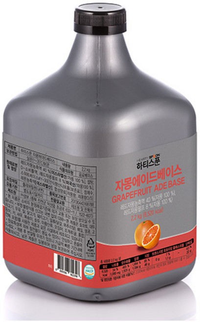 하티스푼 자몽 베이스 2.2kg, 1개