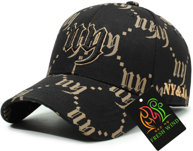2026 프레쉬윈드 NY&JA 프리미엄 자수 패셔너블 골프 러닝 야구모자