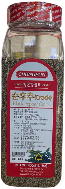 청은에프엔비 순후추 크랙, 400g, 1개