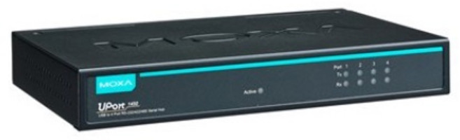 MOXA UPort 1450-G2 4埠 USB轉RS-232/422/485 串列轉接器, 1個