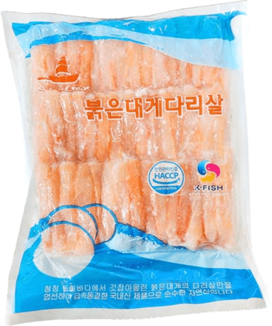붉은대게 다리살 국내산 홍게 다리살 냉동 보관, 기본, 1개