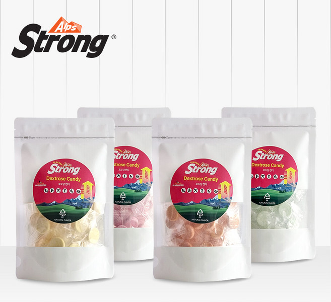 알프스스트롱 스포츠 에너지 포도당 캔디 개별포장 200정, 1세트