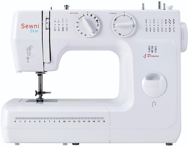 소니 스타 가정용 미싱기, 988NW, Noble White