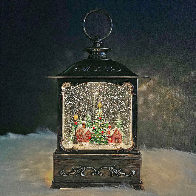 파티지엥 크리스마스 오르골 스노우볼 워터볼 장식 소품 선물, 05-B. 직사각_x-mas트리