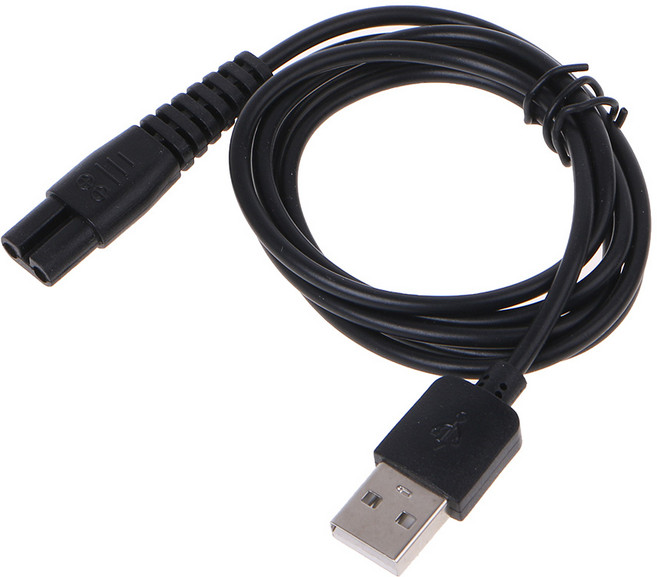 MJTXD01SK용 내구성 USB 충전기 코드 전기면도기 전원 어댑터, 01 번들 1, Black, 1) Adapter for Charger