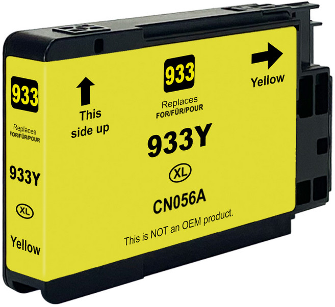 훼이머스잉크 HP 932XL/HP 933XL 호환잉크 대용량 6100 6600 6700PREMIUM 7110 7510 7610 7612, 933XL(노랑), 1개