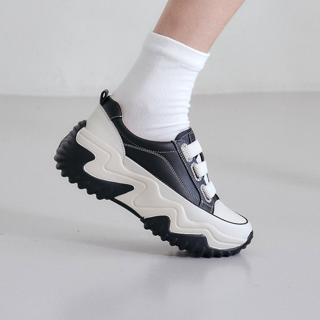 슈리오 여성 발편한 청키솔 어글리 스니커즈 6cm