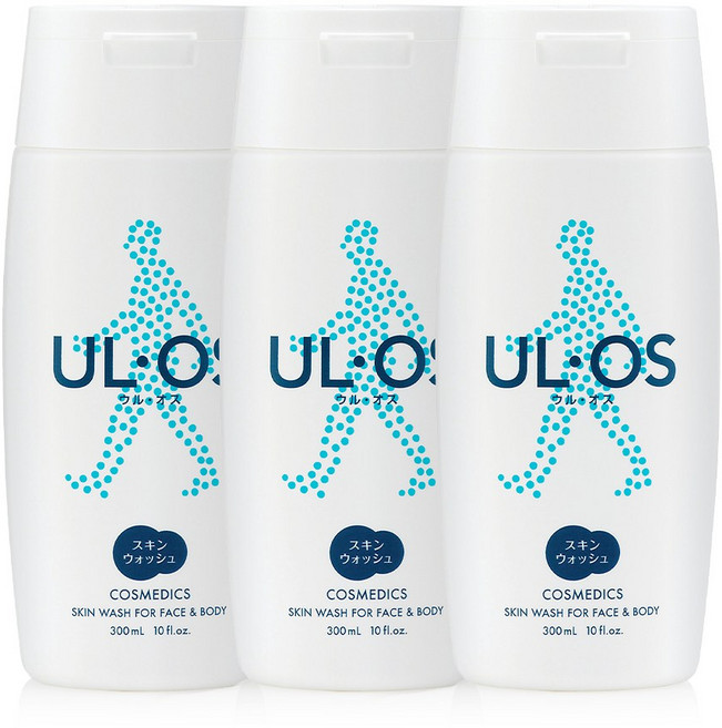 우르오스 스킨 워시, 300ml, 3개