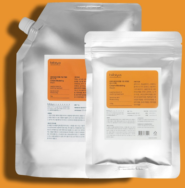 비비야 크림모델링(1제+2제) 마스크팩, 1개, 1개입