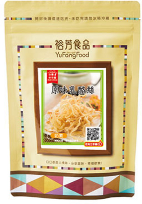 裕芳食品 原味乳酪絲 (奶素), 1個, 95g