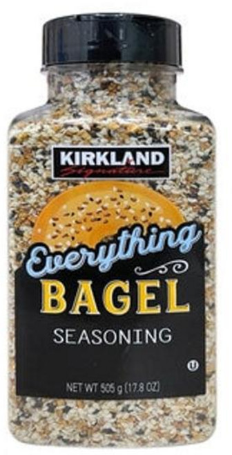 Kirkland Signature 베이글 시즈닝 셀러드 야채 팝콘등에도 사용가능 505g, 3개