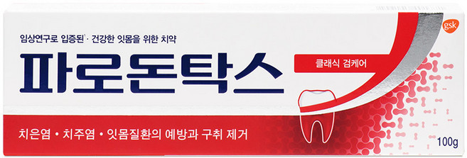 파로돈탁스 클래식 검케어 치약, 100g, 1개