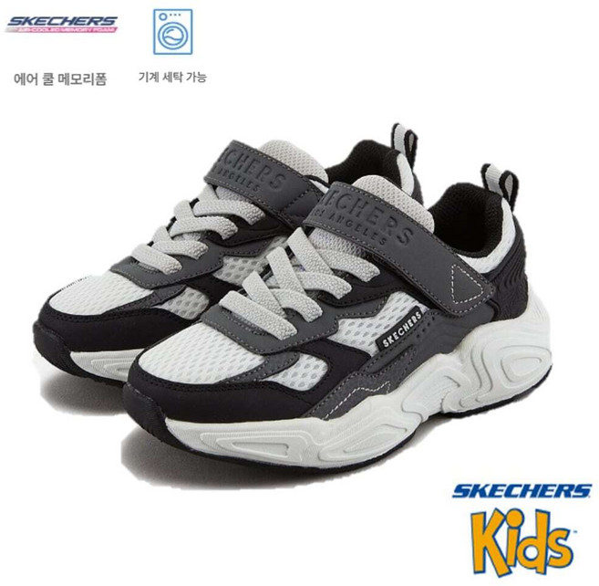 [백화점정품} 스케쳐스키즈 스케쳐스 키즈 메가 퀘이크 MBDFY051 초경량 발편한