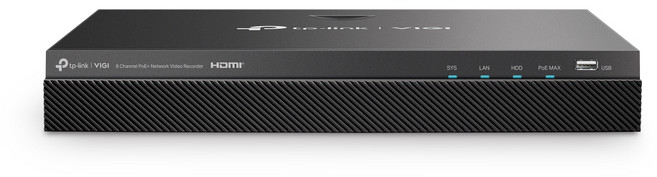 티피링크 VIGI NVR2008H-8MP 8채널 네트워크 녹화기 NVR PoE지원 4K HDMI 비디오 출력 원격 모니터링, 1개, 단품