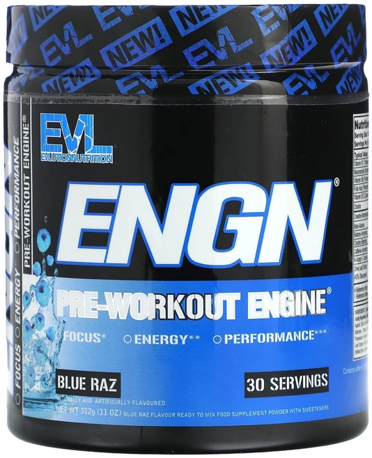 겨울선물 EVLution Nutrition ENGN Pre-workout Engine 블루 라즈베리 맛 312g(11oz) 건강선물, EVLution Nutrition ENGN Pre..., 312g, 1개 - 쿠팡