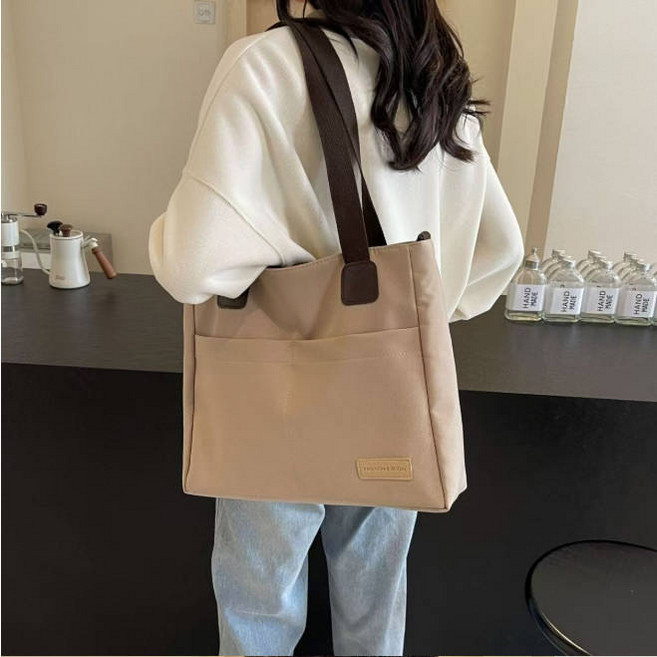 KINCODE 캔버스 숄더백 토트백 수납좋은 데일리 멀티포켓