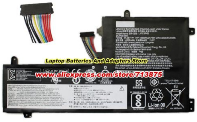 Lenovo Legion Y7000P I7 8750H Y7000P-1060 Y730-15ICH Y730-15ICHg Y740 Y730 Y530 노트북 용 L17C3PG2 배터리, 1)Short Wire