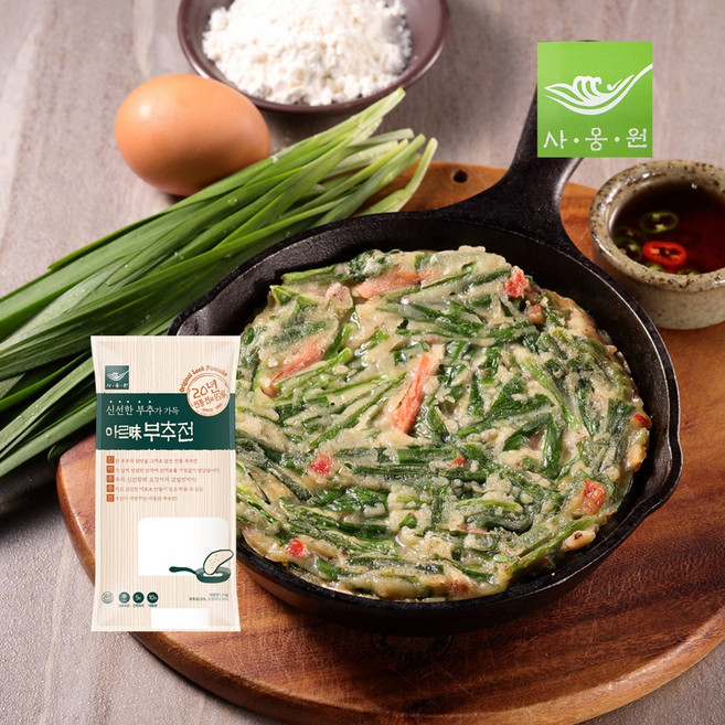 사옹원 아르미 부추전 1.3kg X 3봉, 3개