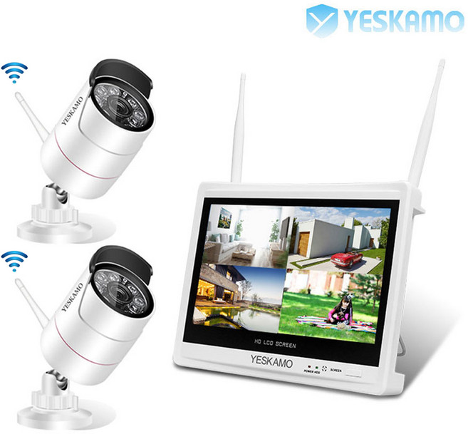 YESKAMO 예스카모 무선 보안 CCTV 카메라 세트 8채널 300만화소 실내외겸용 스마트 방범카메라, KR-NK03-10802-2TB -세트5, 1개